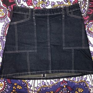 Urban outfitters retro style denim skirt